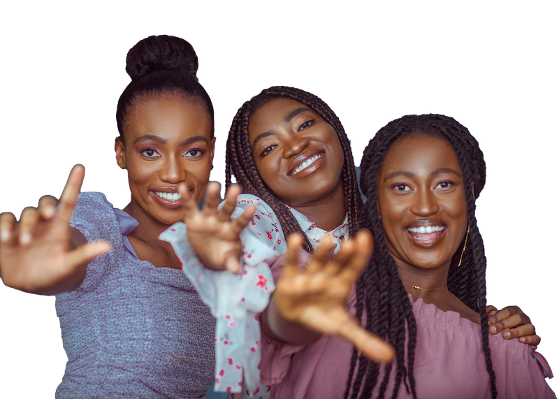 A group of smiling women from the Brixton chapter